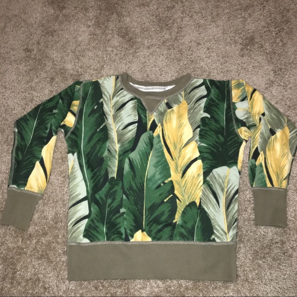 New Denim & Supply Leaf Crew Sweatshirt Small - Picture 6 of 7